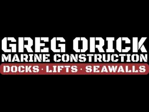 Greg Orick II Marine Construction Logo